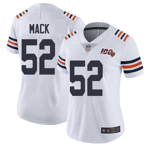 Women Nike Bears 52 Khalil Mack White 2019 100th Season Alternate Classic Vapor Untouchable Limited Jersey Dzhi,We sell and wholesale Women Nike Bears 52 Khalil Mack White 2019 100th Season Alternate Classic Vapor Untouchable Limited Jersey Dzhi on line form chian!